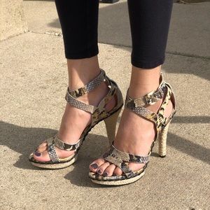 Via Spiga Snake Sandals. Designed in Italy